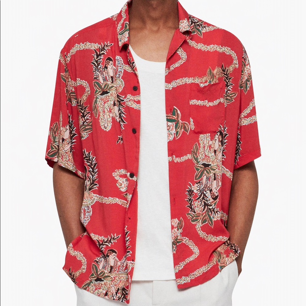 Allsaints Makalika SS Hawaiian Shirt
